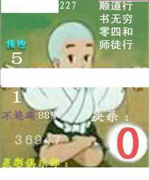 24227期: 白老3D杀码图版