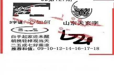 25127期: 福彩3D丹东全图分析