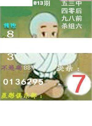 25013期: 白老3D杀码图版