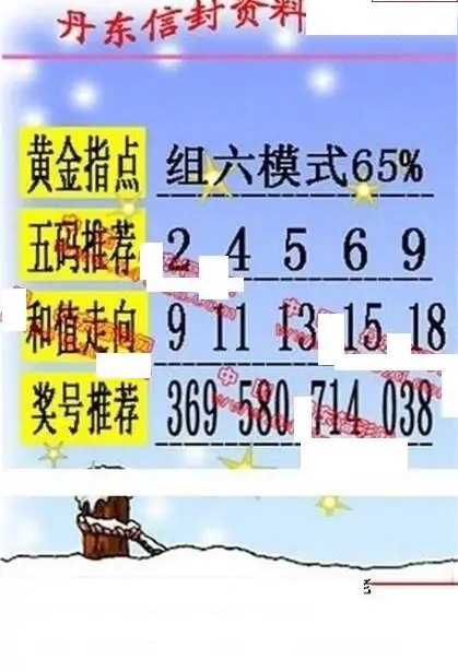 25135期: 福彩3D丹东全图分析