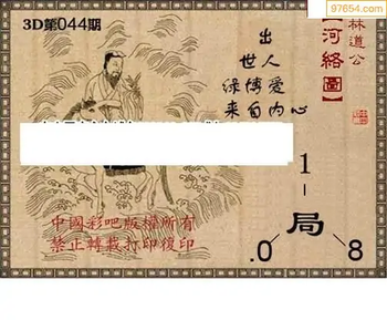 福彩3D26044期天中全套预测分析图