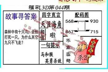 26044期: 福彩3D丹东全图分析