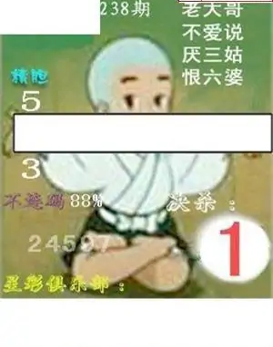 25238期: 白老3D杀码图版