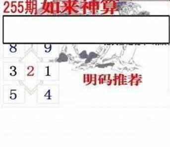 24255期: 白老3D杀码图版