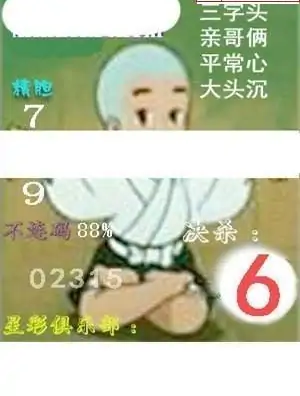 25070期: 白老3D杀码图版