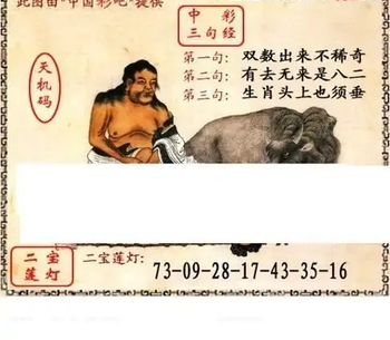 福彩3D26034期天中全套预测分析图