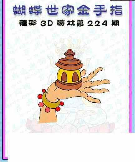 24224期: 3D蝴蝶世家蝴蝶彩图
