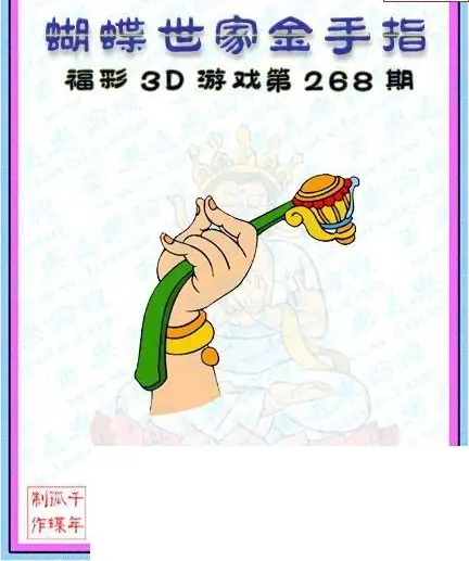 25268期: 3D蝴蝶世家蝴蝶彩图