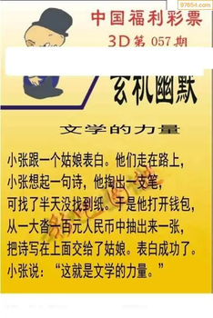福彩3D26057期天中全套预测分析图