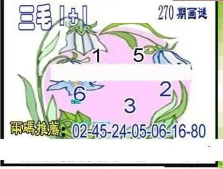 25270期: 三毛3D精品图谜