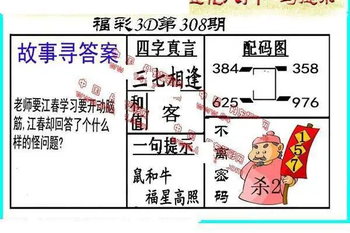 25308期: 福彩3D丹东全图分析