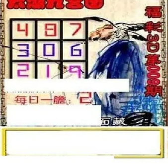 26009期: 太湖图福彩3D精品预测