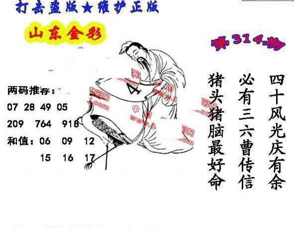 24314期: 福彩3D丹东全图分析