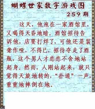 24259期: 3D蝴蝶世家蝴蝶彩图