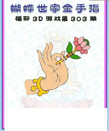 25303期: 3D蝴蝶世家蝴蝶彩图