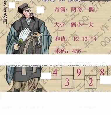 24291期: 大兵福彩3D黄金报图版