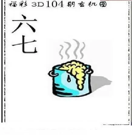 25104期: 太湖图福彩3D精品预测