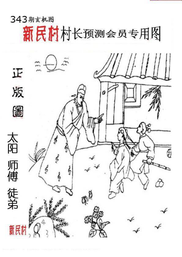 24343期: 老村长福彩3D天天图谜