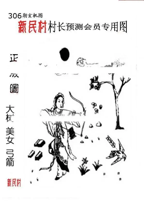 25306期: 老村长福彩3D天天图谜