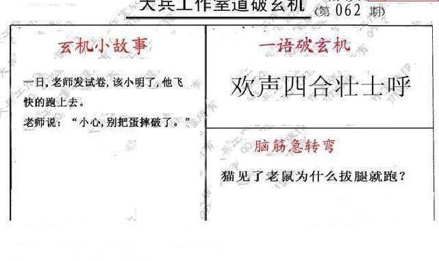 25062期: 大兵福彩3D黄金报图版