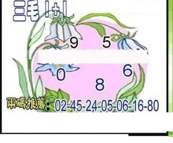 26083期: 三毛3D精品图谜