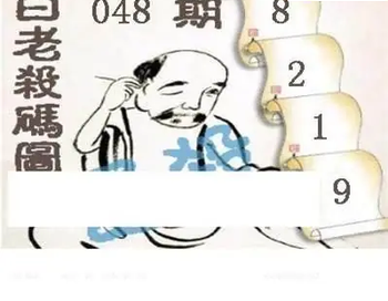 26048期: 白老3D杀码图版