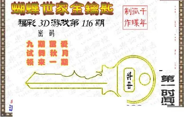 25116期: 3D蝴蝶世家蝴蝶彩图