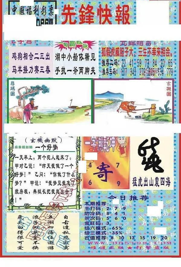 25086期: 福彩3D丹东全图分析