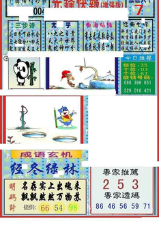 26004期: 福彩3D丹东全图分析