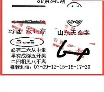 25340期: 福彩3D丹东全图分析