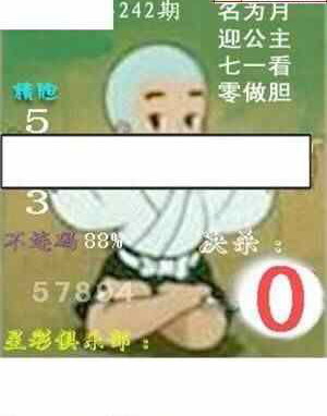 24242期: 白老3D杀码图版