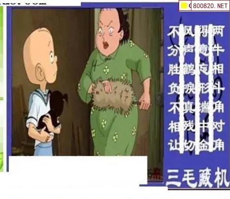 25185期: 三毛3D精品图谜