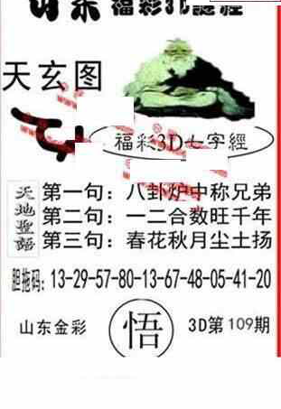 24109期: 福彩3D丹东全图分析