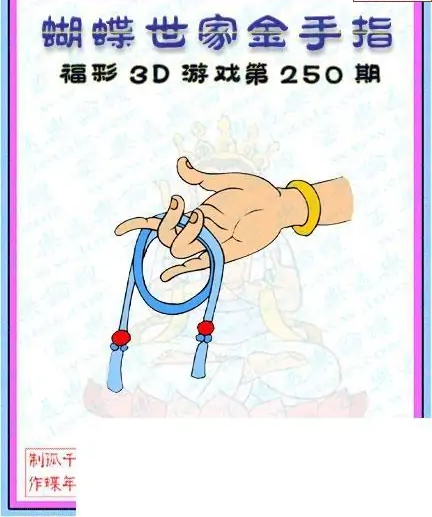 25250期: 3D蝴蝶世家蝴蝶彩图
