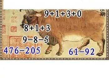 福彩3D26095期天中全套预测分析图