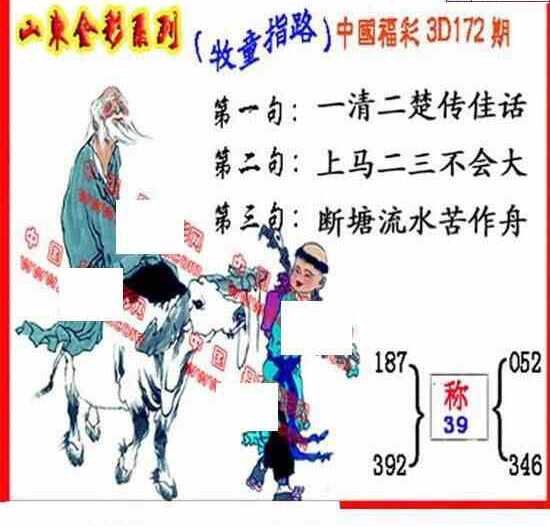 24172期: 福彩3D丹东全图分析