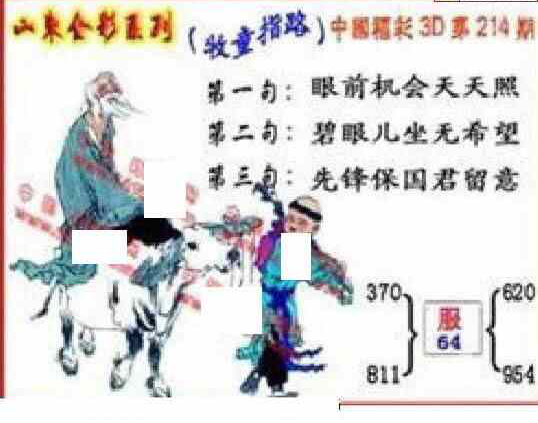 24214期: 福彩3D丹东全图分析