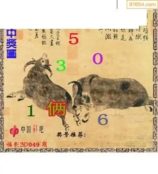 福彩3D26049期天中全套预测分析图