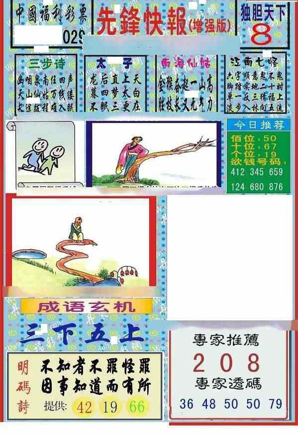 25029期: 福彩3D丹东全图分析