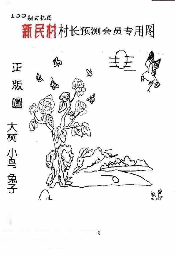 24135期: 老村长福彩3D天天图谜