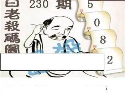 25230期: 白老3D杀码图版