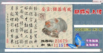 26062期: 3D蝴蝶世家蝴蝶彩图