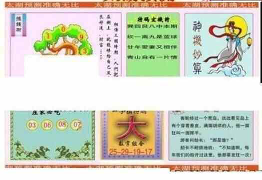 25036期: 太湖图福彩3D精品预测