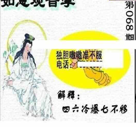 24068期: 太湖图福彩3D精品预测