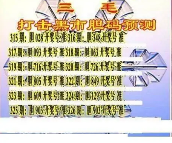 25326期: 三毛3D精品图谜