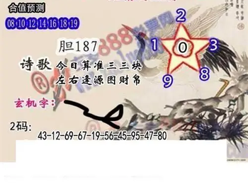 26054期: 白老3D杀码图版