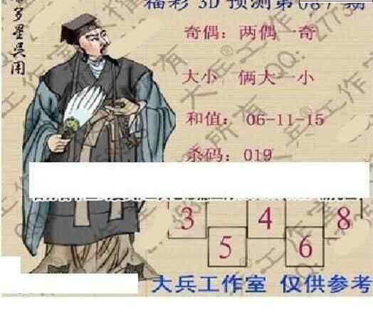 24087期: 大兵福彩3D黄金报图版