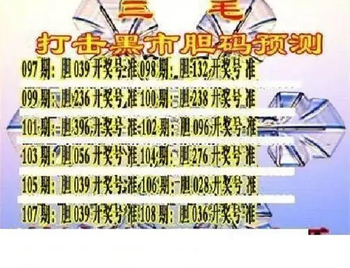 26108期: 三毛3D精品图谜