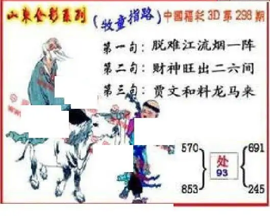 25298期: 福彩3D丹东全图分析