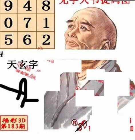 24183期: 福彩3D丹东全图分析